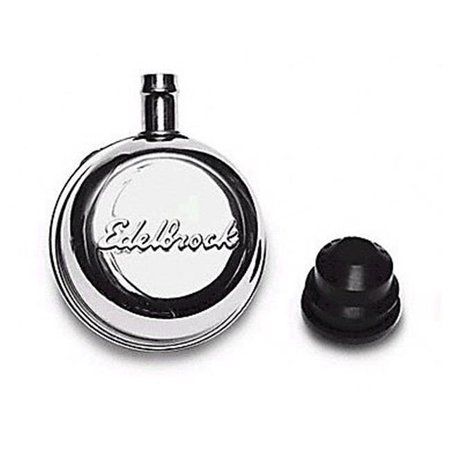 EDELBROCK EDELBROCK 4410 Round Breather With Nipple - Valve Cover Breather E11-4410